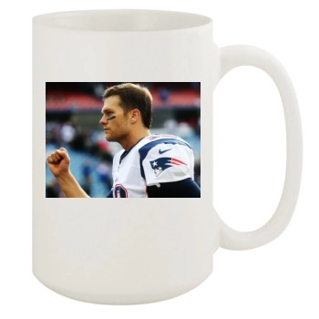 Tom Brady 15oz White Mug