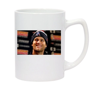 Tom Brady 14oz White Statesman Mug