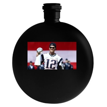 Tom Brady Round Flask