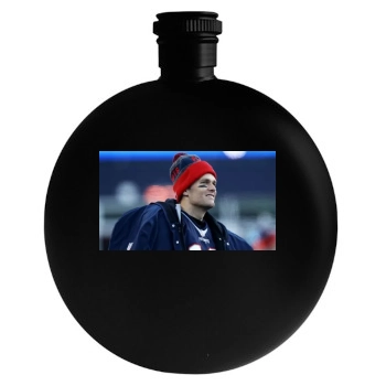 Tom Brady Round Flask