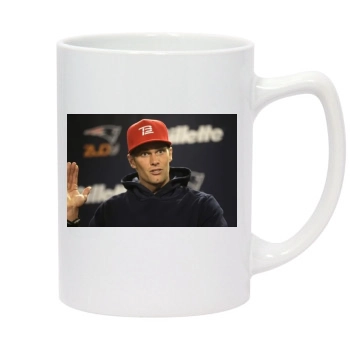 Tom Brady 14oz White Statesman Mug