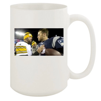 Tom Brady 15oz White Mug