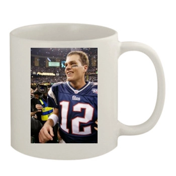 Tom Brady 11oz White Mug