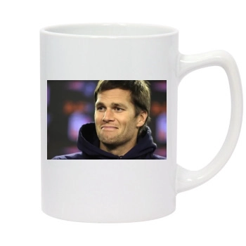 Tom Brady 14oz White Statesman Mug