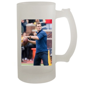 Tom Brady 16oz Frosted Beer Stein