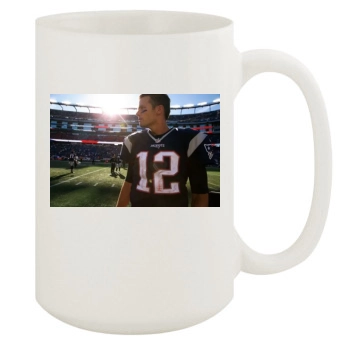 Tom Brady 15oz White Mug