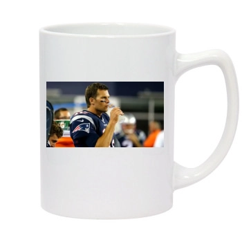 Tom Brady 14oz White Statesman Mug