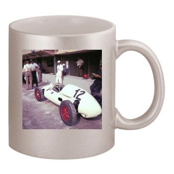 F1 1960 11oz Metallic Silver Mug