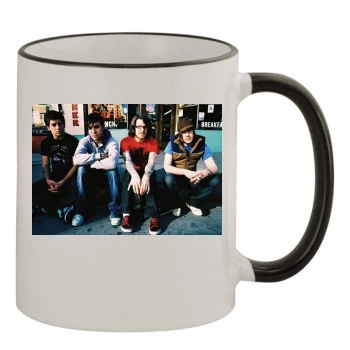 Fall Out Boy 11oz Colored Rim & Handle Mug