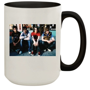 Fall Out Boy 15oz Colored Inner & Handle Mug