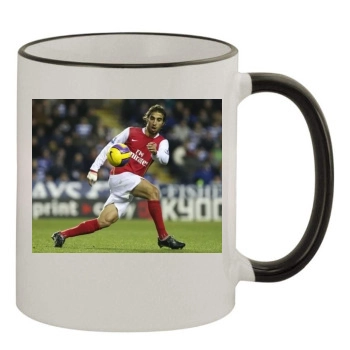 FC Arsenal 11oz Colored Rim & Handle Mug