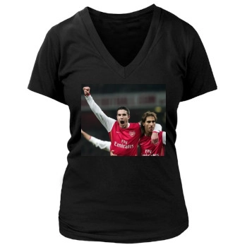 FC Arsenal Women's Deep V-Neck TShirt