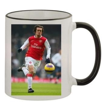 FC Arsenal 11oz Colored Rim & Handle Mug