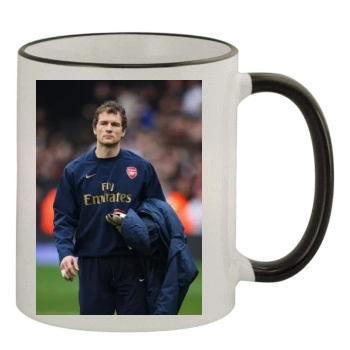 FC Arsenal 11oz Colored Rim & Handle Mug