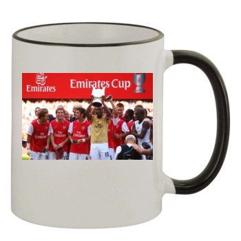 FC Arsenal 11oz Colored Rim & Handle Mug