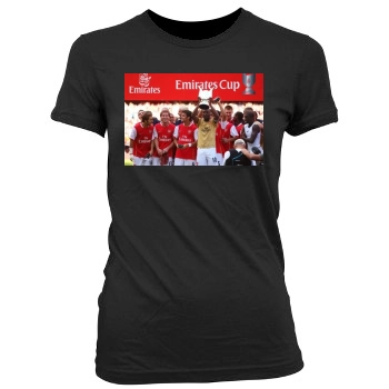 FC Arsenal Women's Junior Cut Crewneck T-Shirt