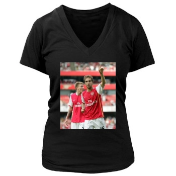 FC Arsenal Women's Deep V-Neck TShirt