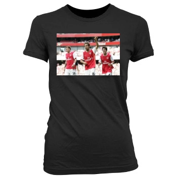 FC Arsenal Women's Junior Cut Crewneck T-Shirt