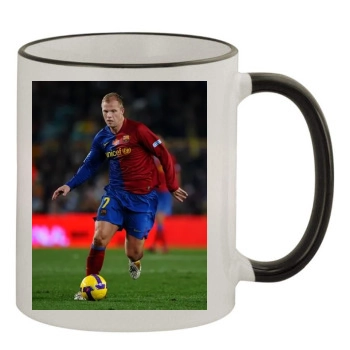 FC Barcelona 11oz Colored Rim & Handle Mug