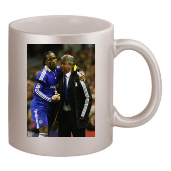 FC Chelsea 11oz Metallic Silver Mug