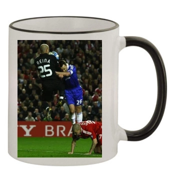 FC Chelsea 11oz Colored Rim & Handle Mug