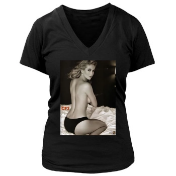 H Magazine Women's Deep V-Neck TShirt