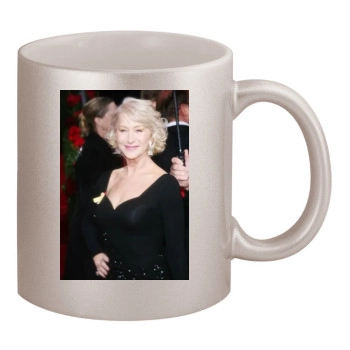 Helen Mirren 11oz Metallic Silver Mug