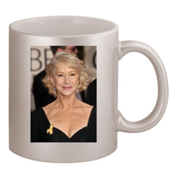 Helen Mirren 11oz Metallic Silver Mug