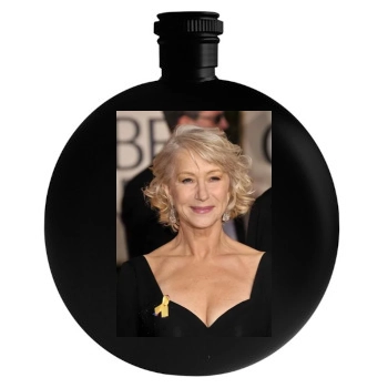 Helen Mirren Round Flask