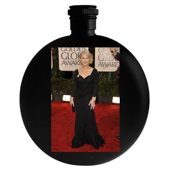 Helen Mirren Round Flask