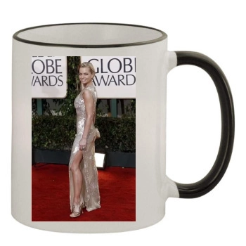 Jaime Pressly 11oz Colored Rim & Handle Mug