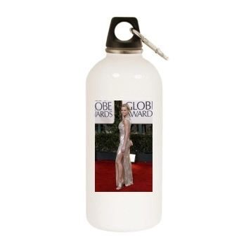 Jaime Pressly White Water Bottle With Carabiner