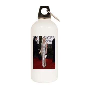 Jaime Pressly White Water Bottle With Carabiner