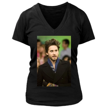 Jared Leto Women's Deep V-Neck TShirt