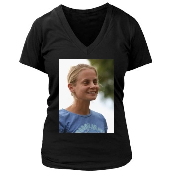 Jelena Dokic Women's Deep V-Neck TShirt