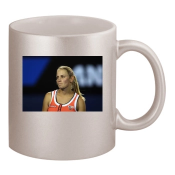 Jelena Dokic 11oz Metallic Silver Mug