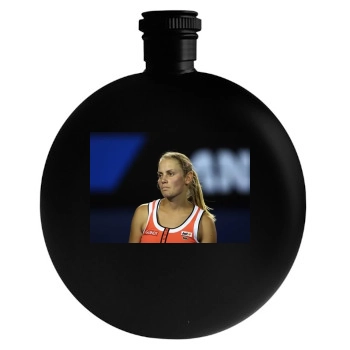 Jelena Dokic Round Flask