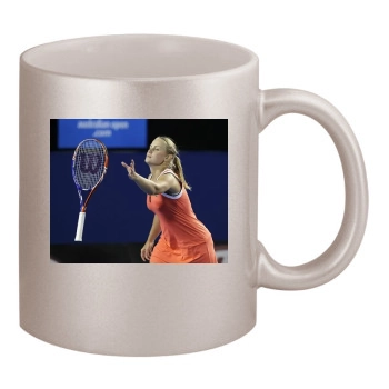 Jelena Dokic 11oz Metallic Silver Mug