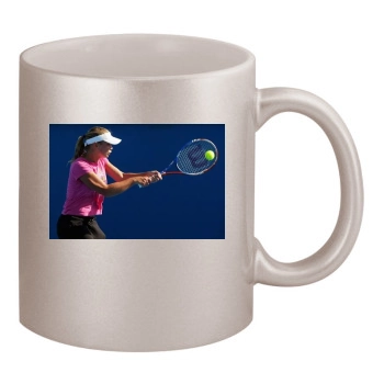 Jelena Dokic 11oz Metallic Silver Mug