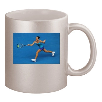 Jelena Jankovic 11oz Metallic Silver Mug