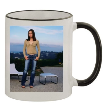 Jennifer Garner 11oz Colored Rim & Handle Mug