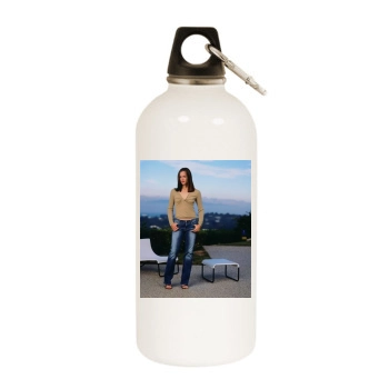 Jennifer Garner White Water Bottle With Carabiner