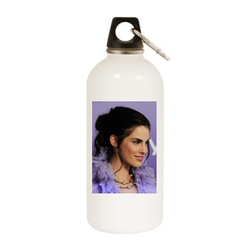 Jessica Lowndes White Water Bottle With Carabiner