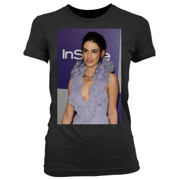 Jessica Lowndes Women's Junior Cut Crewneck T-Shirt