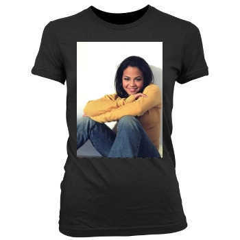 Christina Milian Women's Junior Cut Crewneck T-Shirt