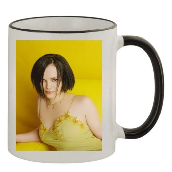 Christina Ricci 11oz Colored Rim & Handle Mug