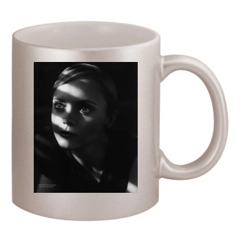 Christina Ricci 11oz Metallic Silver Mug