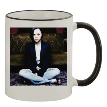 Christina Ricci 11oz Colored Rim & Handle Mug