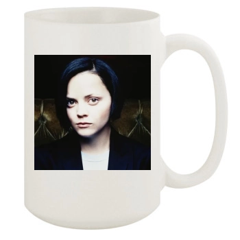 Christina Ricci 15oz White Mug