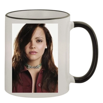 Christina Ricci 11oz Colored Rim & Handle Mug